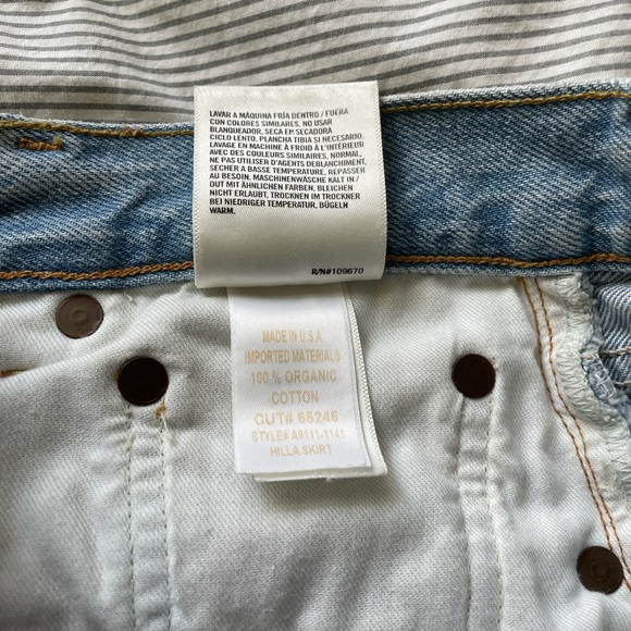 Agolde Hilla denim skirt - Picture 5 of 9